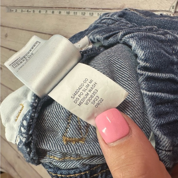 baby gap Disney mickey mouse slim Jeans with Elastic Waistband sz 18-24M - Picture 5 of 6